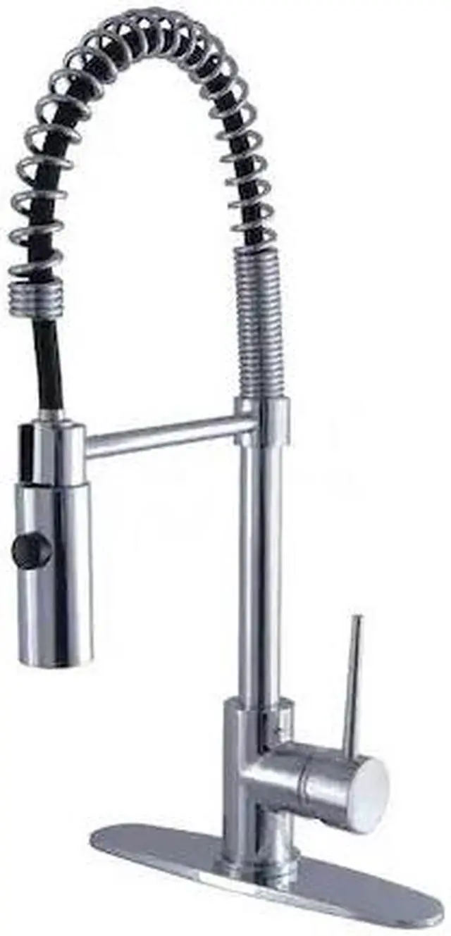 Alt view image 2 of 8 - Gourmetier LS8771NYL Single-Handle Pull-Down Kitchen Faucet, Polished Chrome