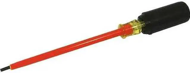 Main image of GRAY TOOLS 30506-I Electrician's Slotted Screwdriver, 6" Blade L, .020 X 5/32"
