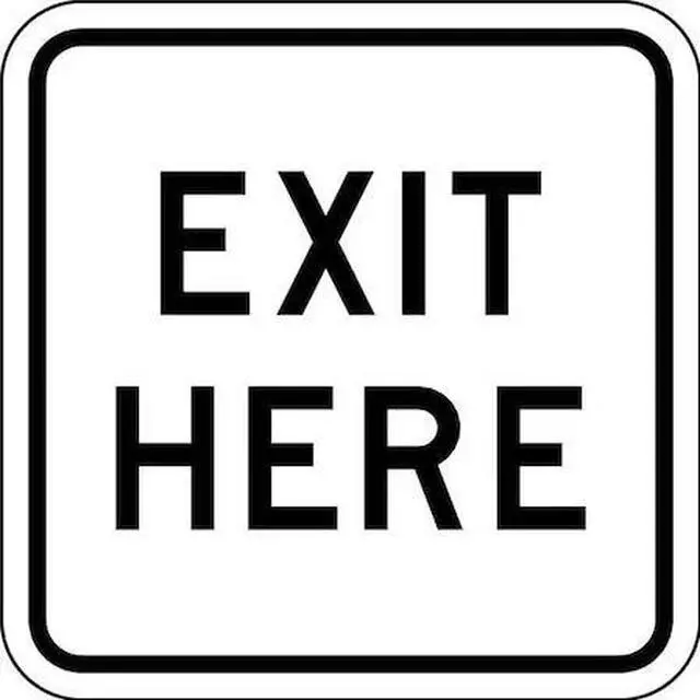 Main image of LYLE LR7-66-18DA Traffic Sign,18 x 18In,BK/WHT,DMD GR AL