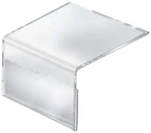 Main image of AZAR DISPLAYS 142702 6"W x 4"H Shelf Sign Holder, PK10