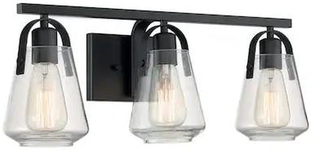 Main image of NUVO 60/7103 Fixture, Vanity, 3-Light, Incandescent, 60W, 120V, A19, Medium