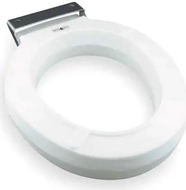 Alt view image 3 of 5 - BEMIS GR4LR-000 Toilet Seat Without Cover, Lift-Off, Round, White