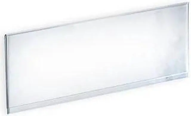 Main image of AZAR DISPLAYS 700042 Clear Acrylic Header Sign Holder- Insert Your Own Graphic