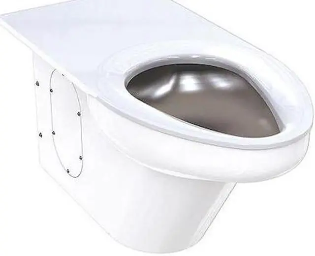 Alt view image 2 of 3 - BESTCARE WH2142-W-3_12 1.6/1.28 gpf, Floor Mount, Elongated, Ligature Resistant