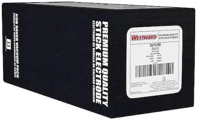 Main image of WESTWARD 20YC99 14" Welding Electrode 1/8" Dia., AWS E6010, 50 lb.