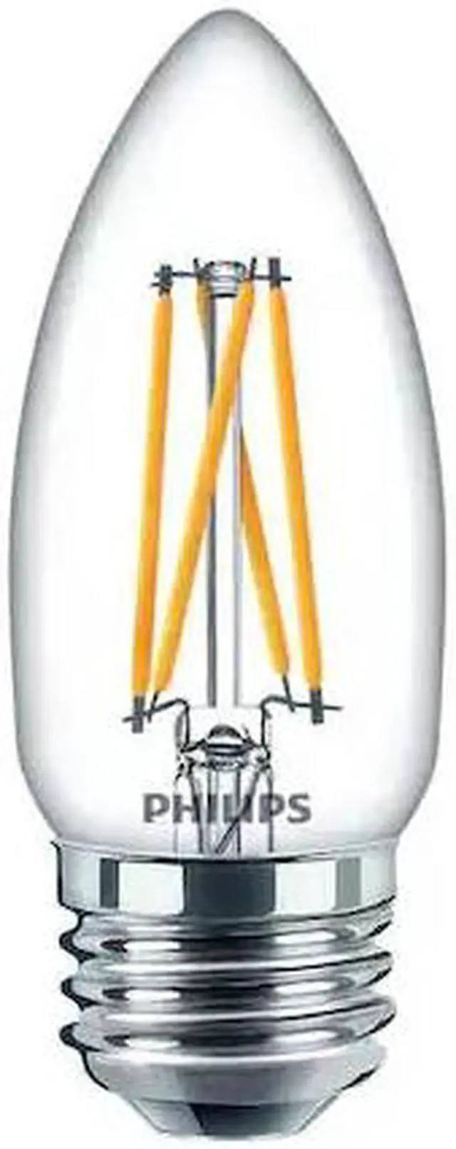 Main image of PHILIPS 5.5B11/PER/927-922/CL/G/E26/WGX 1FB T20 LED,5.5 W,B11,Medium Screw (E26)