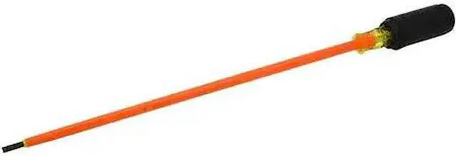 Main image of GRAY TOOLS 30612-I Electrician's Slotted Screwdriver, 12" Blade L, .028 X 3/16"