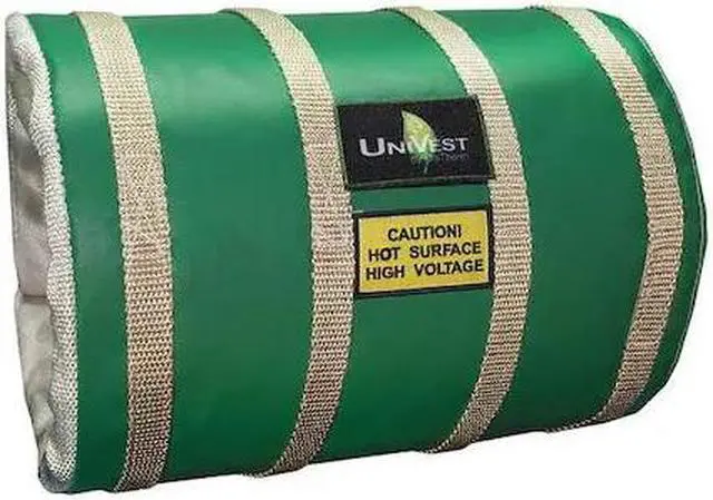 Main image of UNITHERM UVST 2516 6" x 25" L Fiberglass Cloth Insulated Pipe Jacket 1" Wall