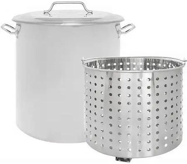 Main image of CONCORD S40-BAK Stainless Steel Stock Pot w/Steamer Basket, 40 Quart