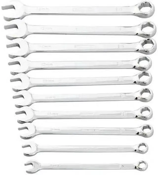 Main image of STEELMAN 78534 10-Piece Metric 6-Point Combination Wrench Set