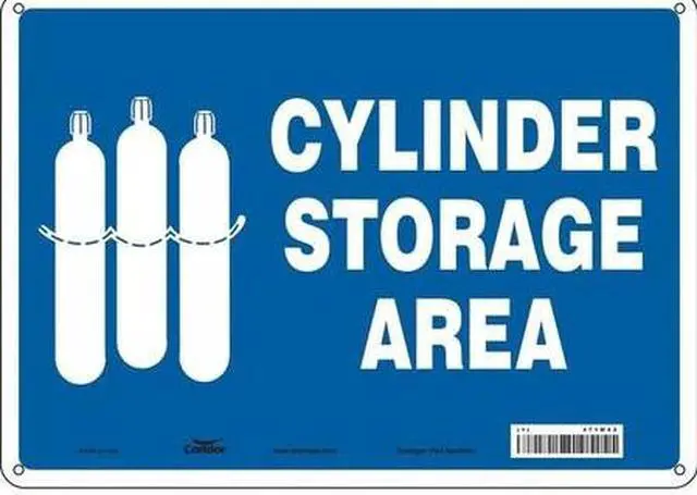 Main image of CONDOR 471M42 Safety Sign, 10 in Height, 14 in Width, Aluminum, Horizontal