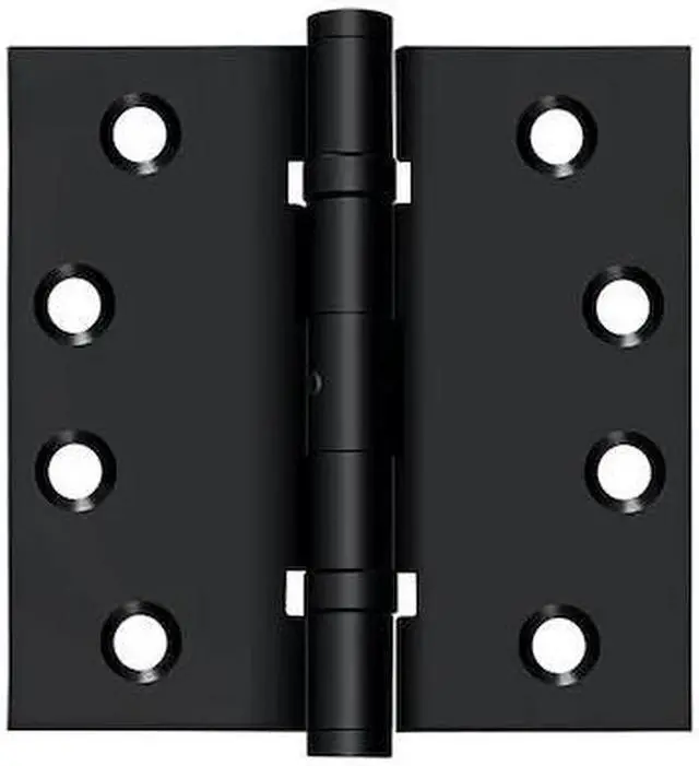 Alt view image 2 of 2 - Deltana DSB4NB19 4 x 4 in. Square Ball Bearings Hinges, Black - Solid