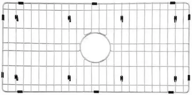 Alt view image 2 of 3 - Gourmetier GKFAWR3318 Modern Arcticstone 29 x 14 in. Kitchen Sink Grid - Brushed