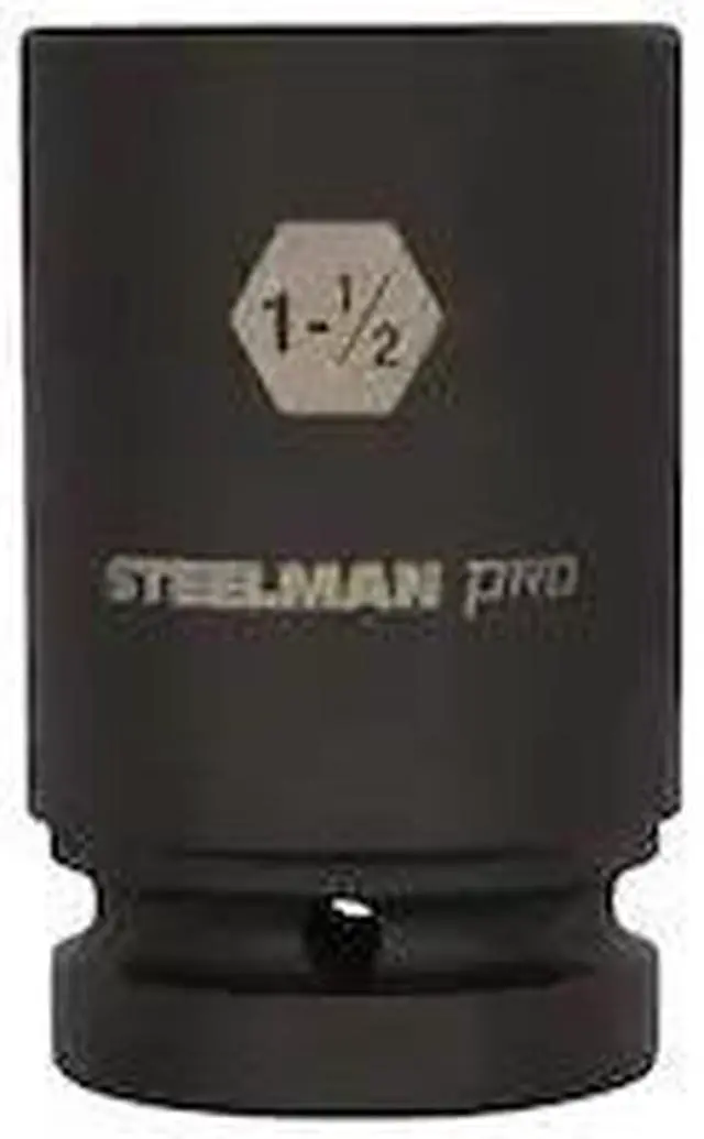 Main image of STEELMAN 79388 1" Drive x 1-1/2" 6-Point Deep Impact Socket, 79388