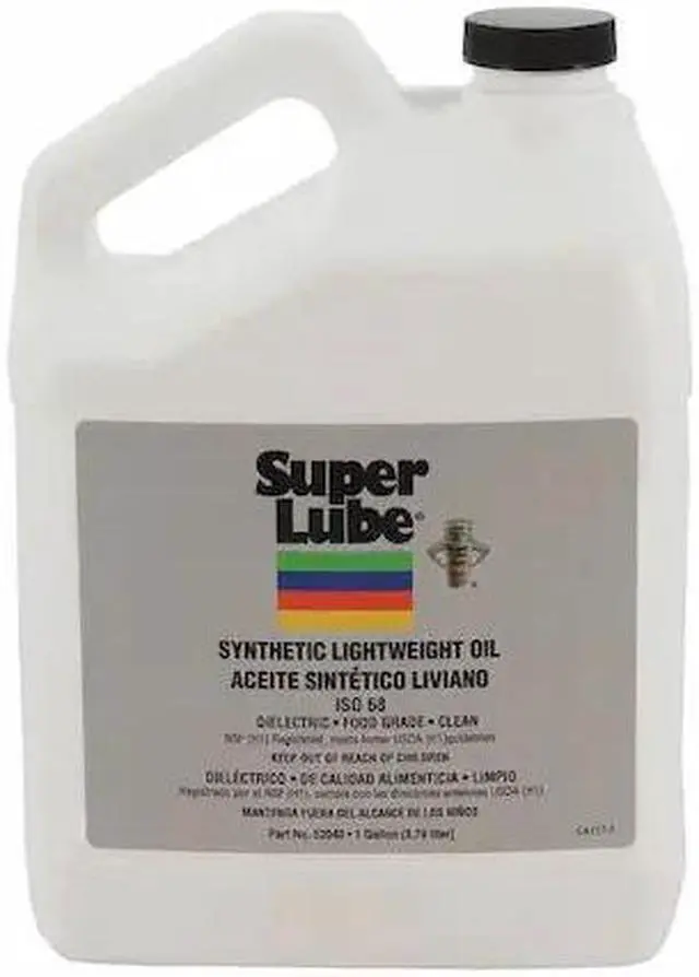 Alt view image 2 of 3 - SUPER LUBE 52040 1 gal Jug, Hydraulic Oil, 68 ISO Viscosity, 80W SAE