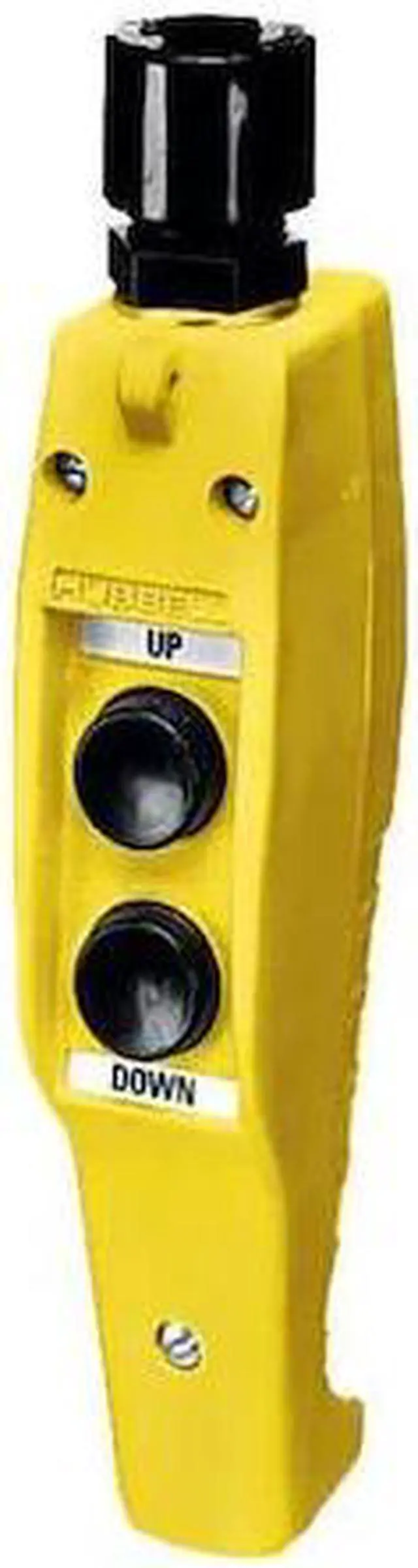 Main image of HUBBELL WIRING DEVICE-KELLEMS CPB21 Pendant Push Button Station,2NO,Yellow