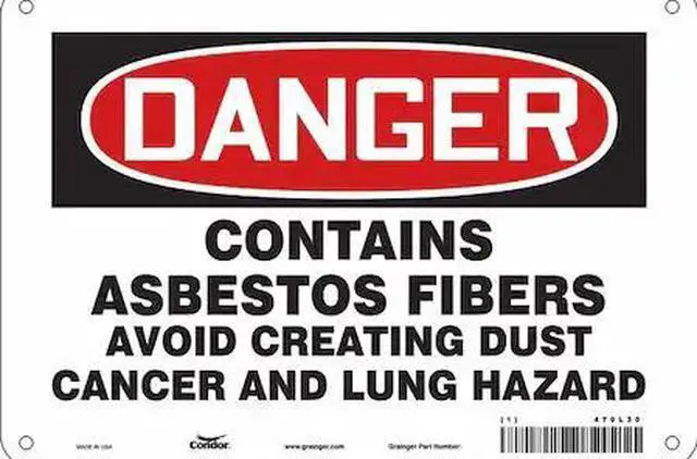 Main image of CONDOR 479L30 Safety Sign, 7 in Height, 10 in Width, Aluminum, Vertical
