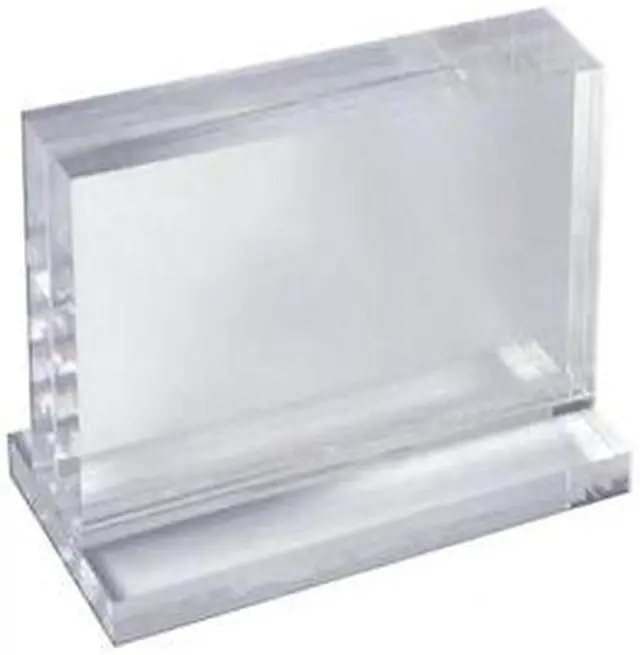 Main image of AZAR DISPLAYS 104518 The Imperial Collection: Acrylic Block on Base 8.5"W X