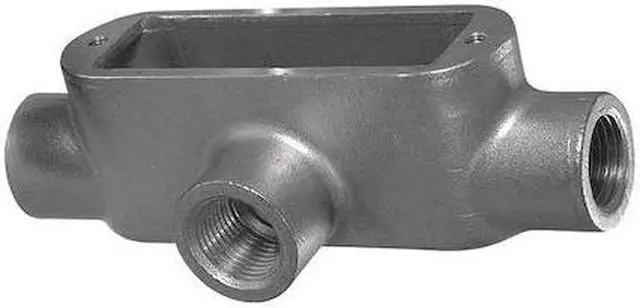 Alt view image 2 of 2 - CALBRITE S60700TE00 Conduit Outlet Body w/Cover,3/4 In.