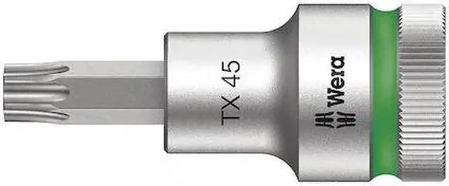 Alt view image 2 of 2 - WERA 05003835001 Socket Bit,Torx(R),TX45 Tip Size