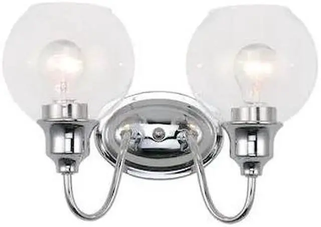 Main image of MAXIM LIGHTING 1112CLPC Ballord 2-Light 14" Wide Polished Chrome Vanity Light