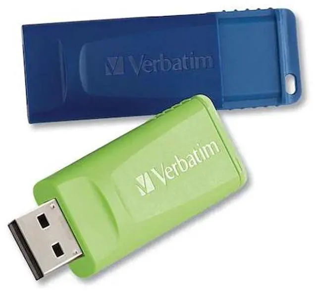 Alt view image 9 of 17 - Verbatim Store 'n' Go USB Flash Drive, 99812, 64GB, 2/PK, Blue, Green