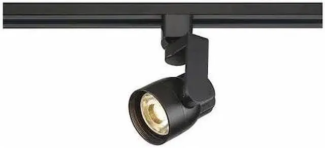 Main image of NUVO TH424 1-Light, LED, 12W Track Head, Angle Arm, Black, 36 Deg. Beam