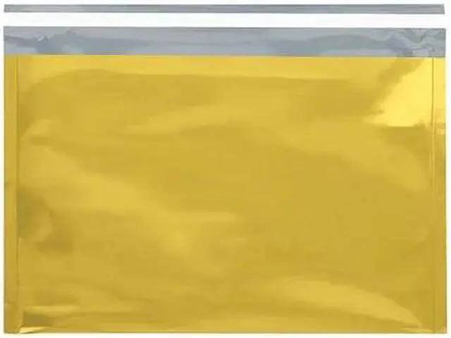 Alt view image 2 of 2 - Partners Brand Metallic Glamour Mailers 9 1/2" x 12 3/4" Gold 250/Case (GFM0912GD)