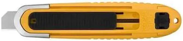 Alt view image 2 of 7 - Safety Utility Knife, 6 In., Black/Ylw