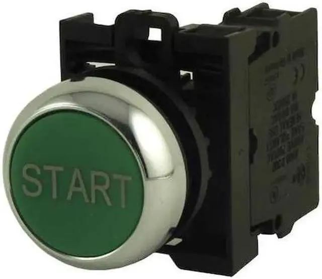 Alt view image 2 of 2 - EATON M22M-D-G-GB1-K10 Non-Illuminated Push Button, 22 mm, 1NO, Green