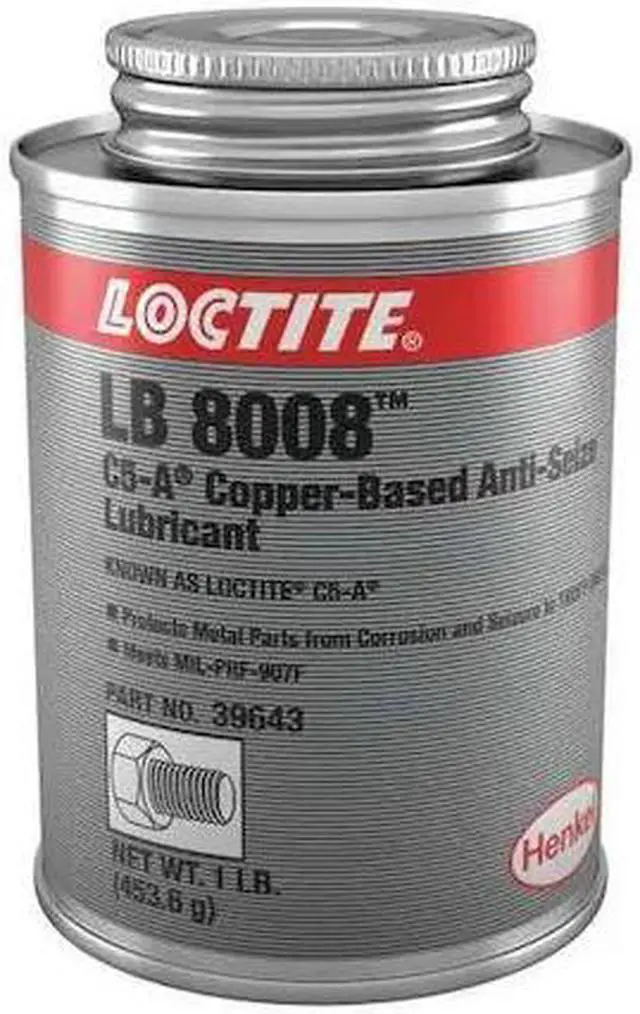 Alt view image 2 of 2 - Anti Seize Compound,16 oz,Brush Top LB 8008(TM) C5-A(R) LOCTITE 233317