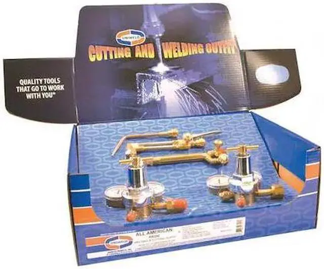 Main image of UNIWELD KR350 Gas Welding Outfit, All American(R) Series, Acetylene, 9/16 in