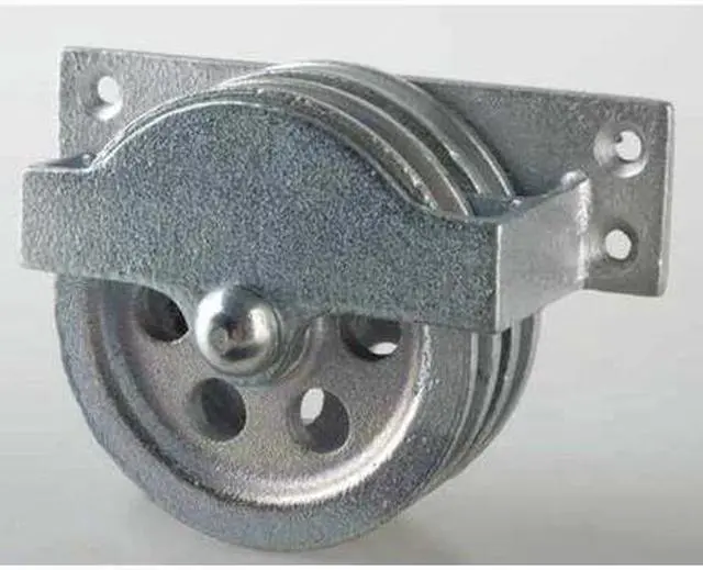 Alt view image 2 of 2 - PEERLESS 3-120-30-86- Double Pulley Block, Wire Rope, 1/4 in Max Cable Size
