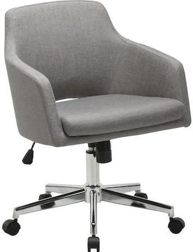 Alt view image 4 of 9 - Lorell Mid-century Modern Low-back Task Chair