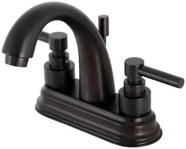 Main image of KINGSTON BRASS KS8615EL KS8615EL 4" Centerset Bathroom Faucet, Oil Rubbed Bronze