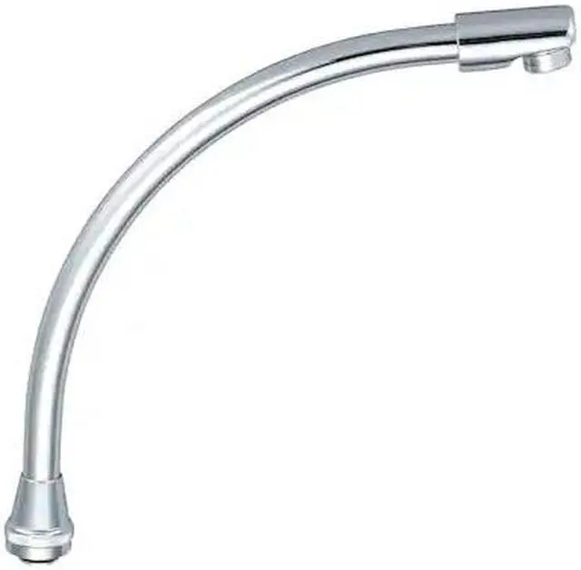 Main image of CENTRAL BRASS SU-357-WSA 8-3/4" Swivel High Rise Spout With Aerator, Polished