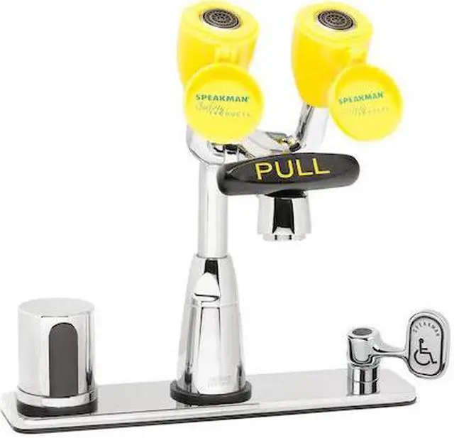 Main image of SPEAKMAN SEF-1826-LF-8 AC Op. Snsr Eyewash Faucet W/ Thermostatic Mixing