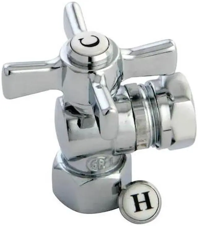 Main image of MILLENNIUM CC44101ZX CC44101ZX 1/2" FIP X 1/2" or 7/16" Slip Joint Angle Stop
