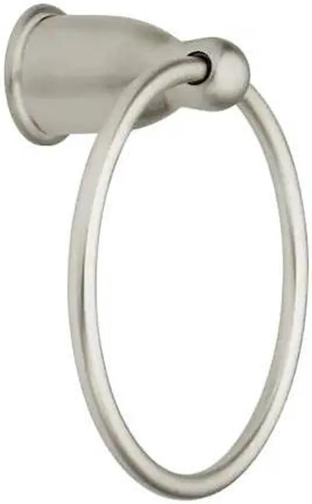 Main image of MOEN YB8086SN Mason Towel Ring Satin Nickel