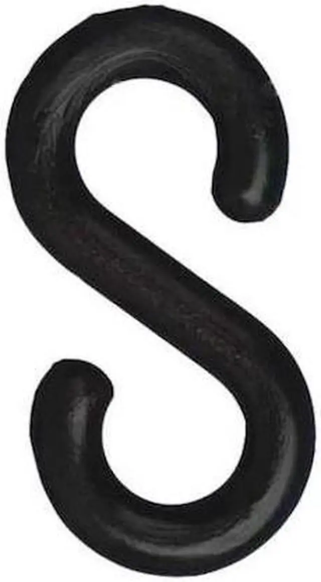 Alt view image 2 of 5 - MR. CHAIN 50303-10 2" S-Hook - Black, Acetal, 10 pk