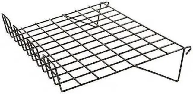 Alt view image 3 of 3 - Econoco BLK-SL22 14 x 22.5 in. L Sloping Shelf with 3 in. Lip, Black