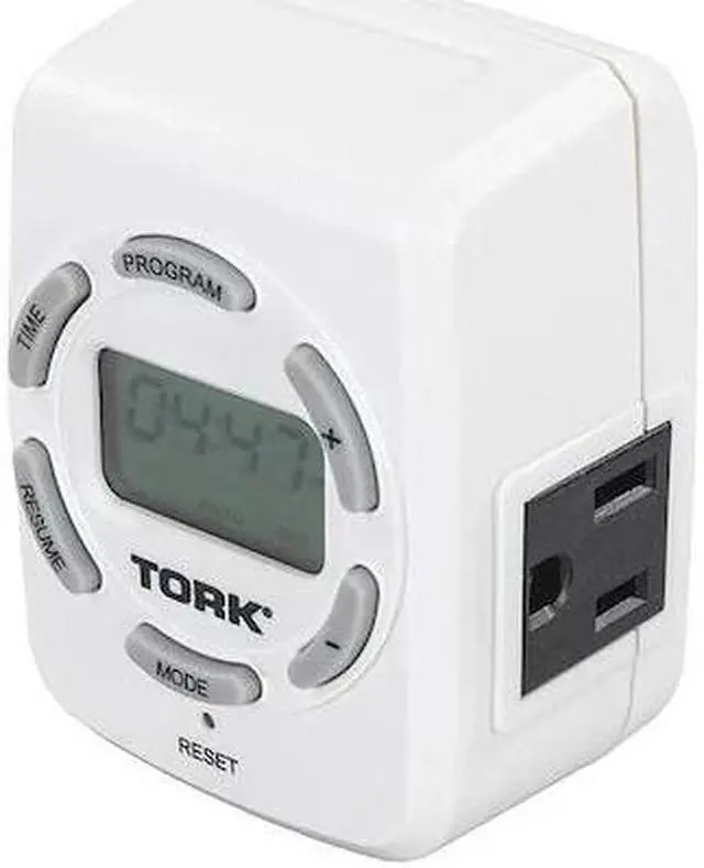 Main image of NSI TORK 458Z Plug-In Timer, 7 day, White
