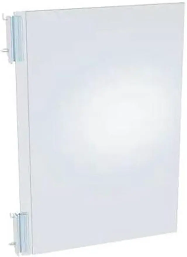 Main image of AZAR DISPLAYS 103308 Two-Sided Acrylic Sign Holder W/ Pegboard Grippers 11"W x
