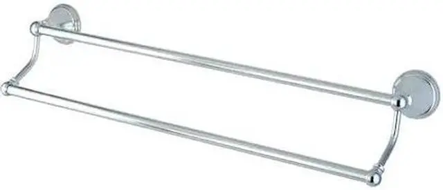 Alt view image 4 of 8 - GOVERNOR 24 DUAL TOWEL BAR-Chrome Finish