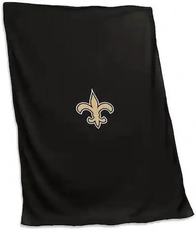 Main image of LOGO BRANDS 620-74 New Orleans Saints Sweatshirt Blanket