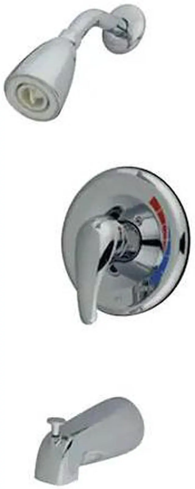 Alt view image 3 of 3 - Kingston Brass KS651 Tub and Shower , Faucet, Polished Chrome