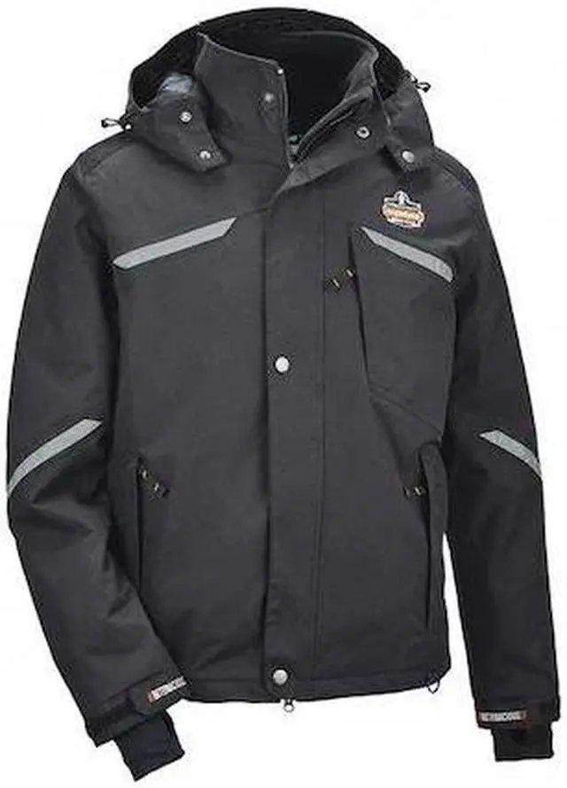Main image of N-FERNO 6466 Jacket, 500d Nylon, Zipper with Storm Flap, Black, 2XL