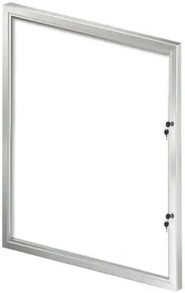 Main image of AZAR DISPLAYS 300219 Enclosed Message Board, 33" W, 42.32" H, Aluminum