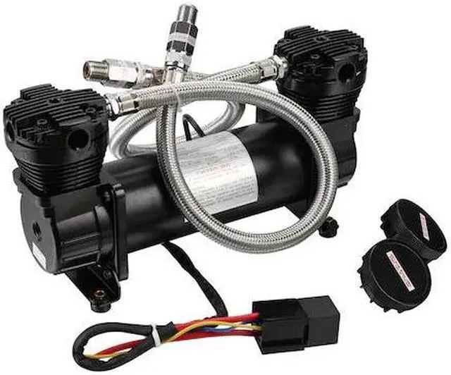 Alt view image 2 of 3 - Compressor 200Psi Double Cylinder For On-Board Use 4.2Cfm Black Bulldog Winch