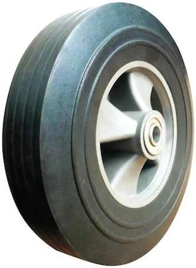 Main image of ZORO SELECT 1NWZ6 Solid Rubber Wheel,10 in.,450 lb.,Offset